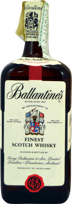 44,95 € 送料無料 | ウイスキーブレンド Ballantine's Botella Alta コレクターズ コピー 1970 年代 イギリス ボトル 75 cl