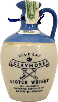21,95 € Kostenloser Versand | Blended Whisky Macdonald Greenlees Claymore Old Bottling Cap Blue — Edition Blau Großbritannien 75 cl Sammlerstück Nicht zum Verzehr Geeignet