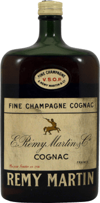 332,95 € Free Shipping | Cognac Remy Martin Petaca Collector's Specimen 1970's A.O.C. Cognac Spain Bottle 75 cl
