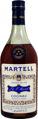 Cognac Martell J&F Martell 3 Stars 1970's 75 cl Collector's Item Not for Consumption