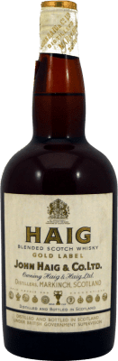 55,95 € Kostenloser Versand | Whiskey Blended John Haig & Co Gold Label Cierre Alambre Sammlerexemplar Spanien Flasche 75 cl