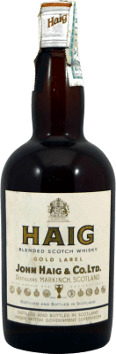 33,95 € Free Shipping | Whisky Blended John Haig & Co Gold Label Cierre Rosca Collector's Specimen Spain Bottle 75 cl