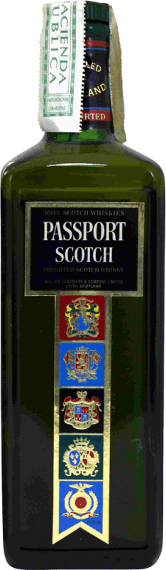 22,95 € Free Shipping | Whisky Blended Passport Scoth Estuche Gris Collector's Specimen United Kingdom Bottle 75 cl