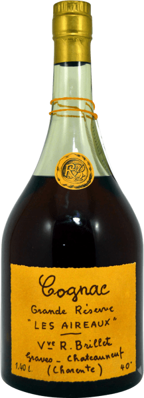 516,95 € Spedizione Gratuita | Cognac Brillet 1.4 L Esemplare da Collezione Gran Riserva A.O.C. Cognac Francia Bottiglia Magnum 1,5 L