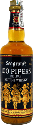 Whisky Blended Seagram's 100 Pipers 1970's 75 cl Ejemplar Coleccionista No Apto para Consumo