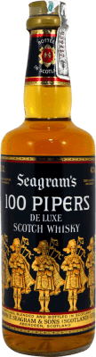 Whisky Blended Seagram's 100 Pipers Collector's Specimen 1970's 75 cl