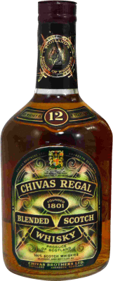 Whisky Blended Chivas Regal Caja Dorada Espécime de Colecionador 12 Anos 75 cl