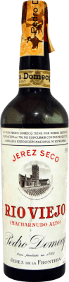 17,95 € Envio grátis | Vinho fortificado Pedro Domecq Jerez Río Viejo Espécime de Colecionador década de 1970 Seco Espanha Garrafa 75 cl