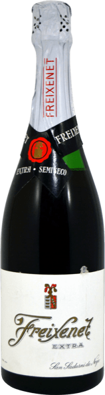 29,95 € Free Shipping | White sparkling Freixenet Extra Collector's Specimen 1970's Semi-Dry Semi-Sweet D.O. Cava Catalonia Spain Bottle 75 cl