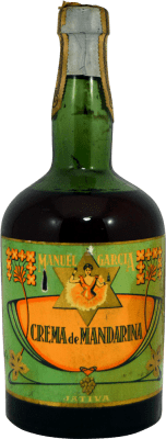 32,95 € Envío gratis | Crema de Licor Manuel García Mandarina 1940's Ejemplar Coleccionista España Botella 75 cl