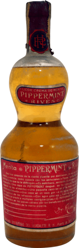 63,95 € Kostenloser Versand | Liköre Destilerías del Guadalete Pippermint Rives Sammlerexemplar aus den 1930er Jahren Spanien Flasche 75 cl