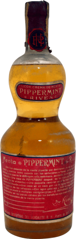 44,95 € Spedizione Gratuita | Liquori Destilerías del Guadalete Pippermint Rives Esemplare da Collezione anni '30 Spagna Bottiglia 75 cl