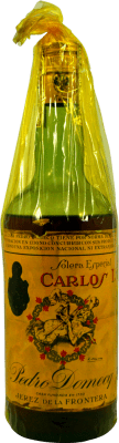 73,95 € 免费送货 | 白兰地 Pedro Domecq Carlos I 珍藏版 1970 年代 西班牙 瓶子 75 cl