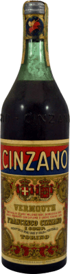 137,95 € Spedizione Gratuita | Vermut Cinzano Rosso Esemplare da Collezione anni '50 Italia Bottiglia 1 L