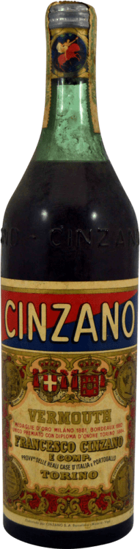 143,95 € Free Shipping | Vermouth Cinzano 1950's Rosso — Red Italy 1 L Collector's Item Not for Consumption