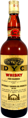57,95 € Бесплатная доставка | Купажированный виски DYC 1970's Испания 75 cl Коллекционный экземпляр Не предназначен для употребления