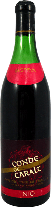 10,95 € Envoi gratuit | Vin rouge Conde de Caralt Spécimen de Collection Réserve Espagne Bouteille 75 cl