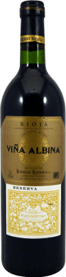 29,95 € Free Shipping | Red wine Bodegas Riojanas Viña Albina Collector's Specimen Reserve D.O.Ca. Rioja The Rioja Spain Bottle 75 cl