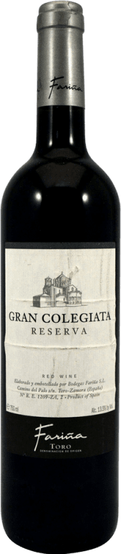 23,95 € Envoi gratuit | Vin Rouge Fariña Gran Colegiata Réserve D.O. Toro Castille et Leon Espagne Bouteille 75 cl Objet de Collection Non Destinée à la Consommation