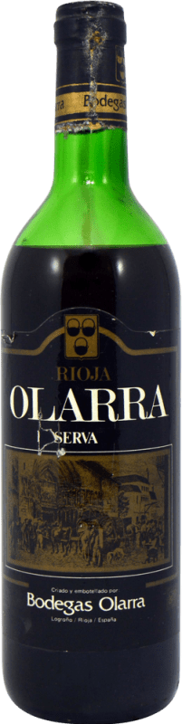 47,95 € Kostenloser Versand | Rotwein Olarra Sammlerexemplar Reserve D.O.Ca. Rioja La Rioja Spanien Flasche 75 cl