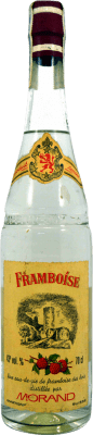 Liqueurs Morand Eau de Vie Framboise 1970's 70 cl Objet de Collection Non Destinée à la Consommation