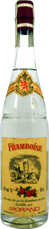 143,95 € Envoi gratuit | Liqueurs Morand Eau de Vie Framboise 1970's France Bouteille 70 cl Objet de Collection Non Destinée à la Consommation