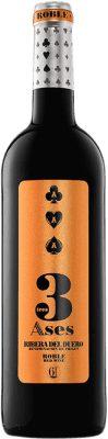10,95 € Бесплатная доставка | Красное вино 3 Ases Дуб D.O. Ribera del Duero Кастилия-Леон Испания Tempranillo бутылка 75 cl