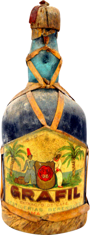 245,95 € Kostenloser Versand | Liköre Destilería Berenguer Grafil Café Sammlerexemplar aus den 1940er Jahren Spanien Flasche 75 cl