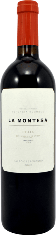 23,95 € Бесплатная доставка | Красное вино Palacios Remondo La Montesa Crianza — Крианса D.O.Ca. Rioja Ла-Риоха Испания Бутылка 75 cl Коллекционный экземпляр Не предназначен для употребления