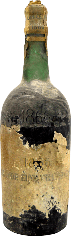 654,95 € Kostenloser Versand | Weißer Sekt Larios 1866 Gr. Fine Champagne Sammlerexemplar aus den 1930er Jahren Spanien Flasche 75 cl