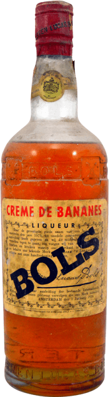 76,95 € Envío gratis | Crema de Licor Bols Bananes 1930's Ejemplar Coleccionista Países Bajos Botella 75 cl