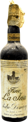 55,95 € Kostenloser Versand | Verstärkter Wein Domecq Fino La Ina Sammlerexemplar aus den 1940er Jahren Spanien Flasche 75 cl