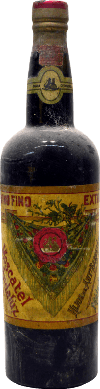 44,95 € Kostenloser Versand | Süßer Wein Hijos de Antonio Barceló Andaluz Sammlerexemplar aus den 1940er Jahren Spanien Muskateller Flasche 75 cl