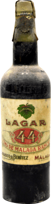 Carrasco & Benítez Lagar 44 Málaga Rancio 1940's 75 cl Objet de Collection Non Destinée à la Consommation