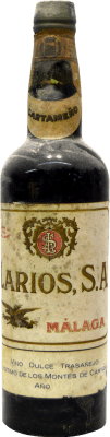 104,95 € Spedizione Gratuita | Vino fortificato Larios Cartameño Málaga Esemplare da Collezione anni '40 Spagna Bottiglia 75 cl