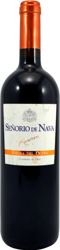 28,95 € Envio grátis | Vinho Tinto Señorío de Nava Reserva D.O.Ca. Rioja La Rioja Espanha 75 cl Exemplar de colecionador Não Próprio para Consumo