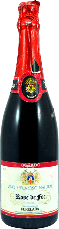 38,95 € Envío gratis | Espumoso rosado Perelada Rosé de Foc Ejemplar Coleccionista 1980's España Botella 75 cl