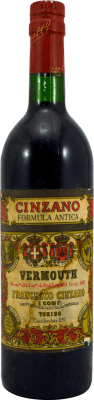 82,95 € Spedizione Gratuita | Liquori Cinzano Fórmula Antica Esemplare da Collezione anni '80 Italia Bottiglia 75 cl