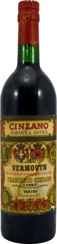 82,95 € 免费送货 | 利口酒 Cinzano Fórmula Antica 珍藏版 1980 年代 意大利 瓶子 75 cl