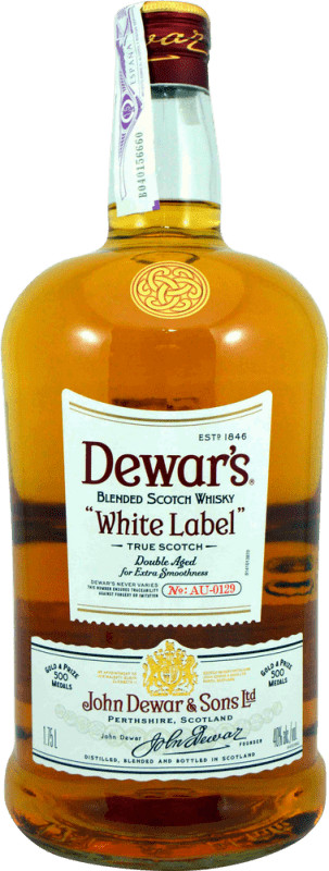 21,95 € Free Shipping | Whisky Blended Dewar's Asa Deteriorada Collector's Specimen United Kingdom Special Bottle 1,75 L