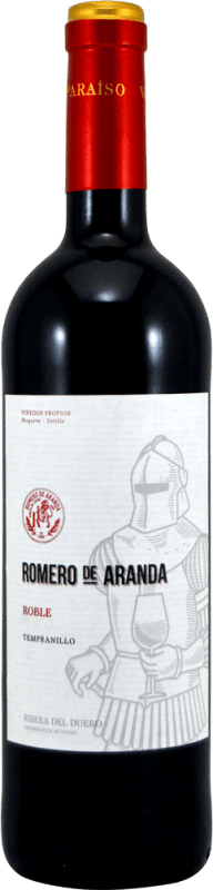4,95 € Spedizione Gratuita | Vino rosso Valparaíso Romero de Aranda Quercia D.O. Ribera del Duero Castilla y León Spagna Tempranillo Bottiglia 75 cl