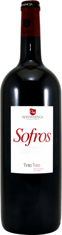 26,95 € Free Shipping | Red wine Quinta Esencia Sofros Aged D.O. Toro Castilla y León Spain Tempranillo Magnum Bottle 1,5 L