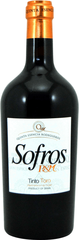 16,95 € Бесплатная доставка | Красное вино Quinta Esencia Sofros P&M старения D.O. Toro Кастилия-Леон Испания Tempranillo бутылка 75 cl