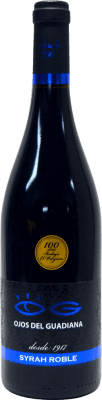 4,95 € Бесплатная доставка | Красное вино El Progreso Ojos del Guadiana Дуб D.O. La Mancha Кастилья-Ла-Манча Испания Syrah бутылка 75 cl