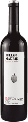 26,95 € 免费送货 | 红葡萄酒 Casa Primicia Julian Madrid 家族甄选 D.O.Ca. Rioja 拉里奥哈 西班牙 Tempranillo — 丹魄 75 cl