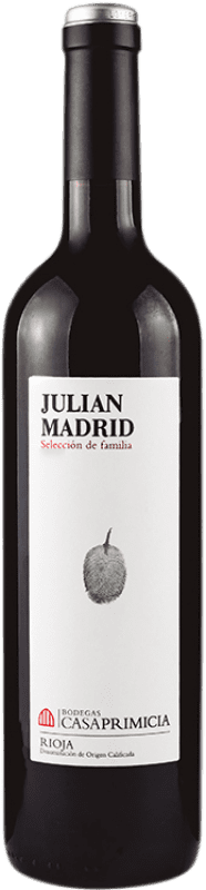 26,95 € Envoi gratuit | Vin Rouge Casa Primicia Julian Madrid Sélection de la Famille D.O.Ca. Rioja La Rioja Espagne Tempranillo Bouteille 75 cl