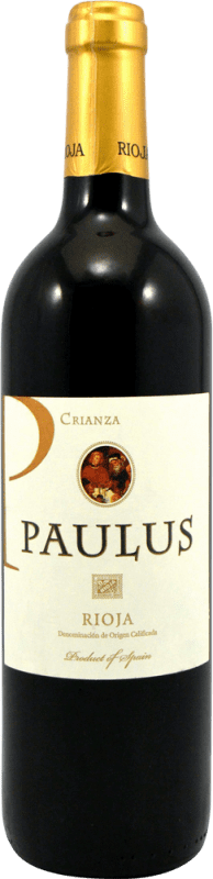 6,95 € Бесплатная доставка | Красное вино Paulus старения D.O.Ca. Rioja Ла-Риоха Испания Tempranillo бутылка 75 cl