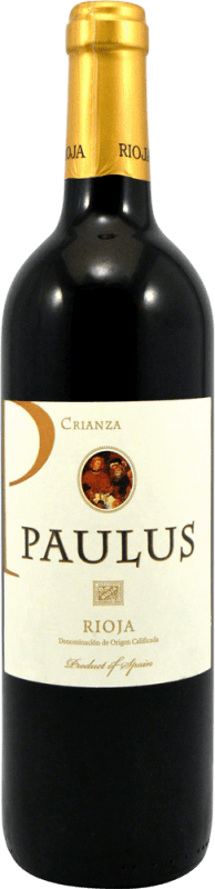 4,95 € 送料無料 | 赤ワイン Paulus Crianza — クリアンサ D.O.Ca. Rioja ラ・リオハ スペイン Tempranillo — テンプラニーリョ 75 cl
