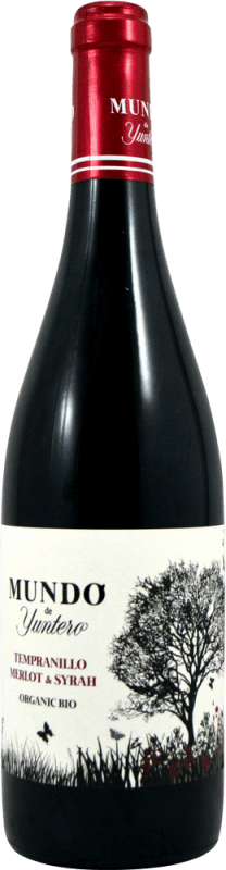 7,95 € Free Shipping | Red Wine Yuntero Mundo Young D.O. La Mancha Castilla la Mancha Spain Tempranillo, Merlot, Syrah — Shiraz Bottle 75 cl