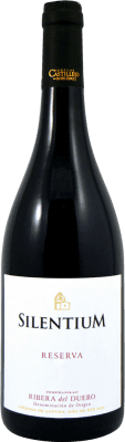 19,95 € 免费送货 | 红酒 Castillejo de Robledo Silentium 预订 D.O. Ribera del Duero 卡斯蒂利亚莱昂 西班牙 Tempranillo 瓶子 75 cl